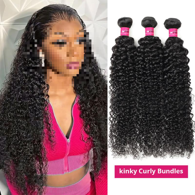 Burmese Curly Human Hair Weave Bundles - Quick Weave Spiral Curly Extensions for Black Women