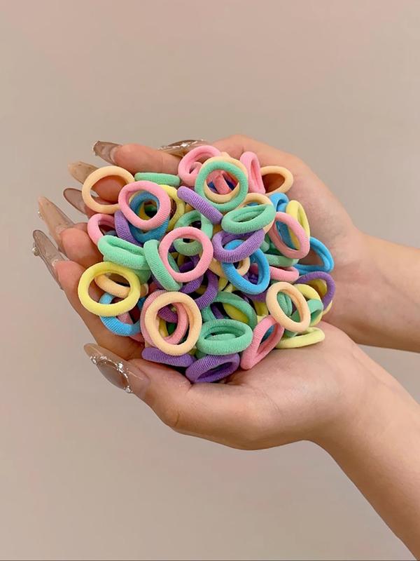 Girls' 150-Piece Cute Hair Set - High Elasticity Rubber Bands, Non-Damaging Hair Ties