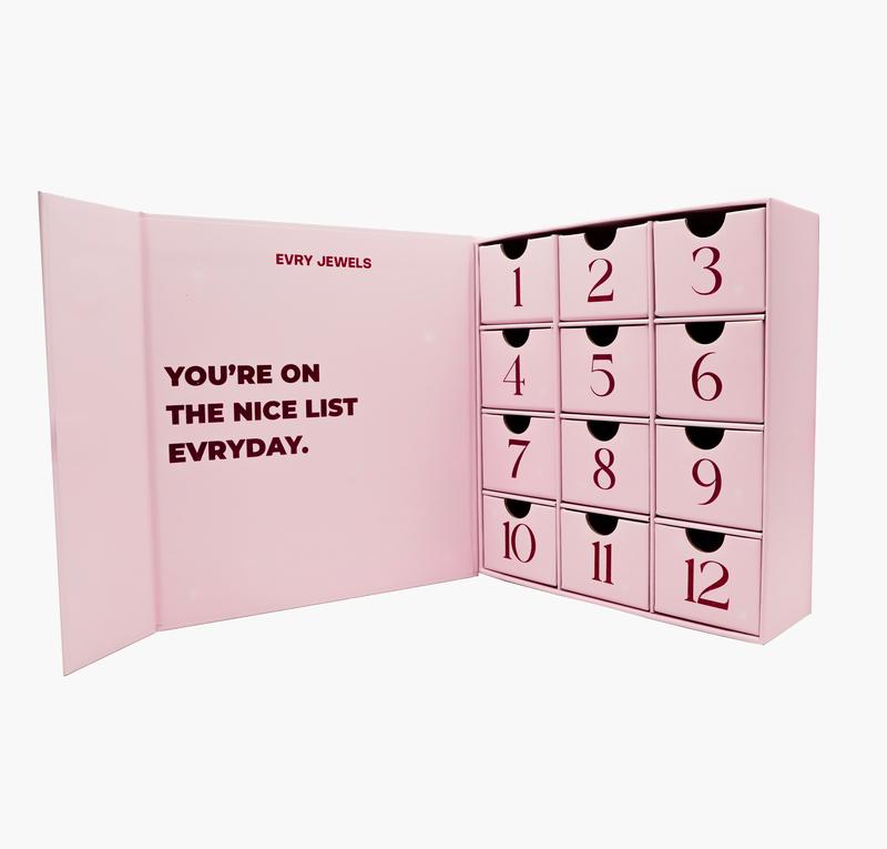 EVRY JEWELS Women’s 12 Days of Sparkle Advent Calendar