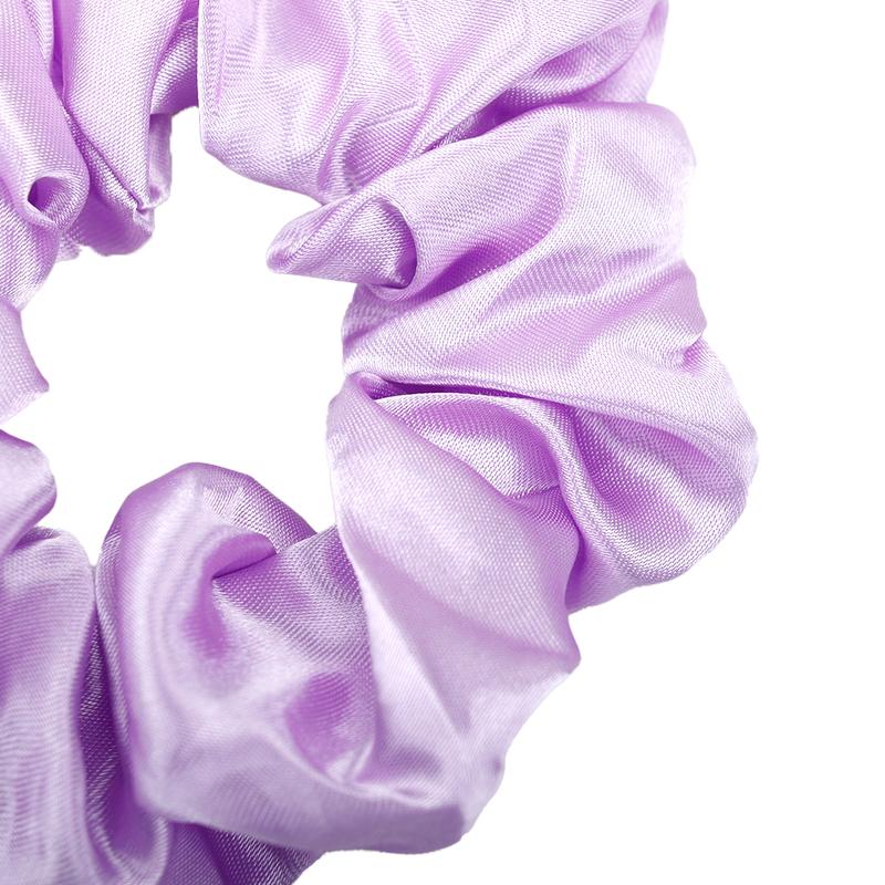 Women's Silk Satin Scrunchies - Random Color Silk Hair Ties for Ponytails