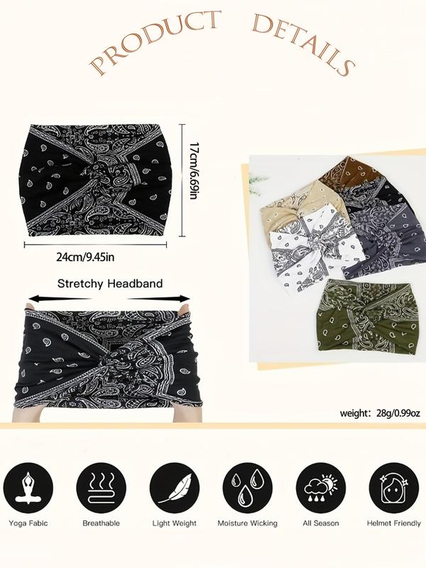 Multi-Color Bohemian Crisscross Headband - Soft Texture Comfortable Anti-Slip Fashion Accessory