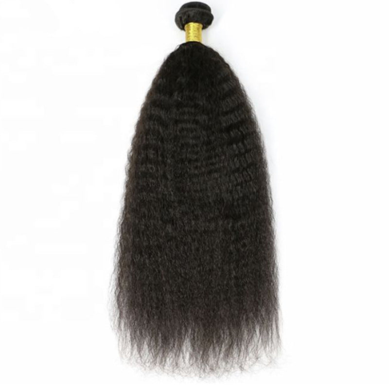 Vinisay Brazilian Virgin Hair Bundles - Body Wave/Straight Quick Weave 12-30" Natural Black