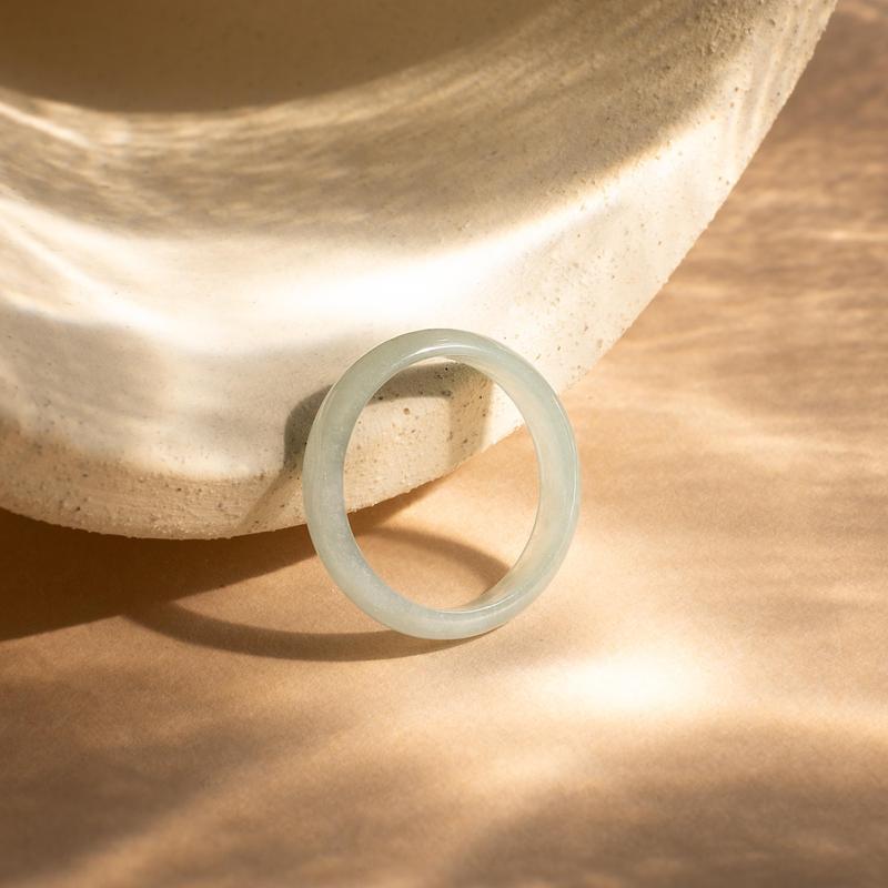 Caitlin Natural Emerald Ring - Minimalist Slim Stackable Green Crystal Boho Jewelry Black Friday Gift for Her