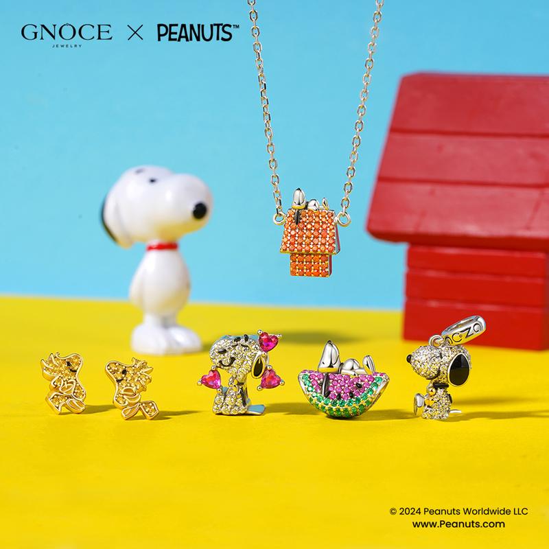 GNOCE Charm Pendant Set (Bracelet & Necklace) - Universal Charms, Fade-Resistant | Maximalist Gift