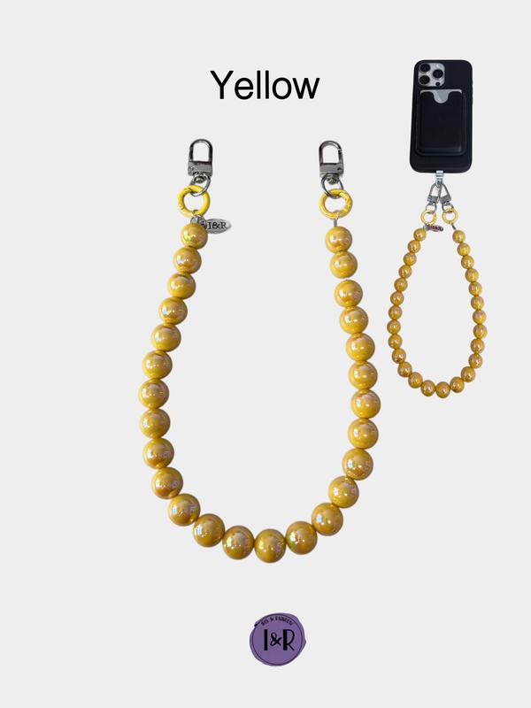 Iris & Rainbow Stainless Steel Beaded Chain Necklace - Style #A3791