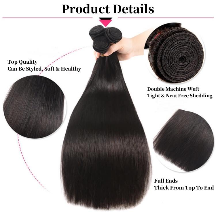 West Kiss Brazilian Virgin Human Hair Bundles - Body/Straight/Deep Wave (Sew-in/Glue-in, Black Friday)