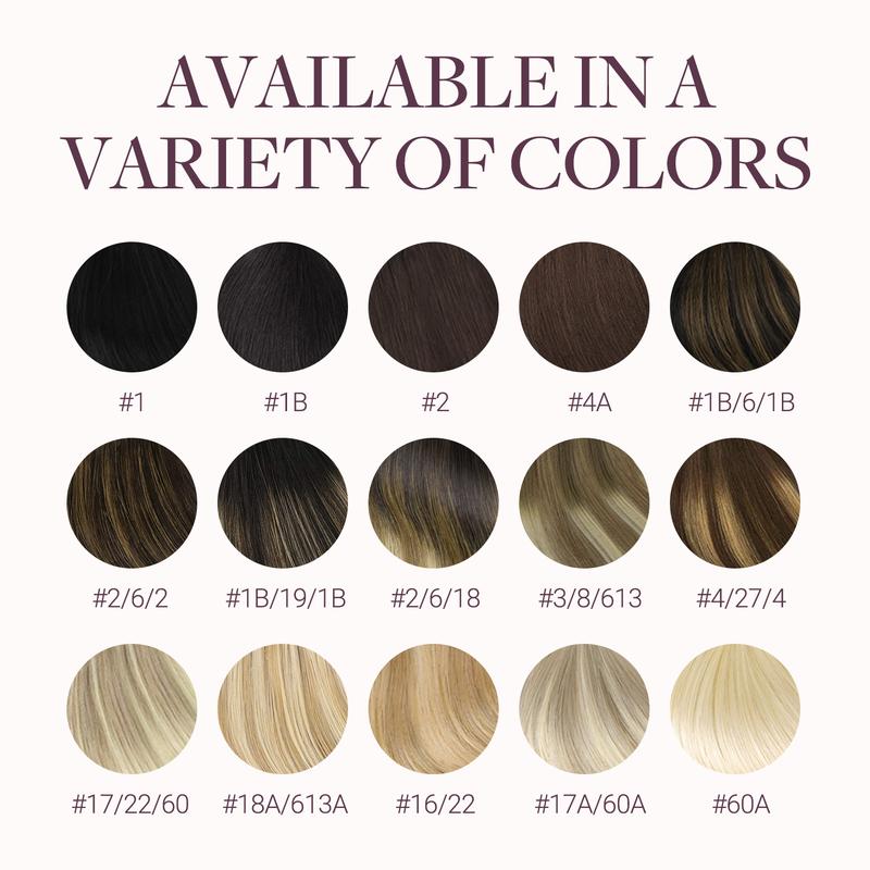 GOOGOO Seamless Clip in Hair Extensions - 100% Human Hair Natural Straight (Black Friday)