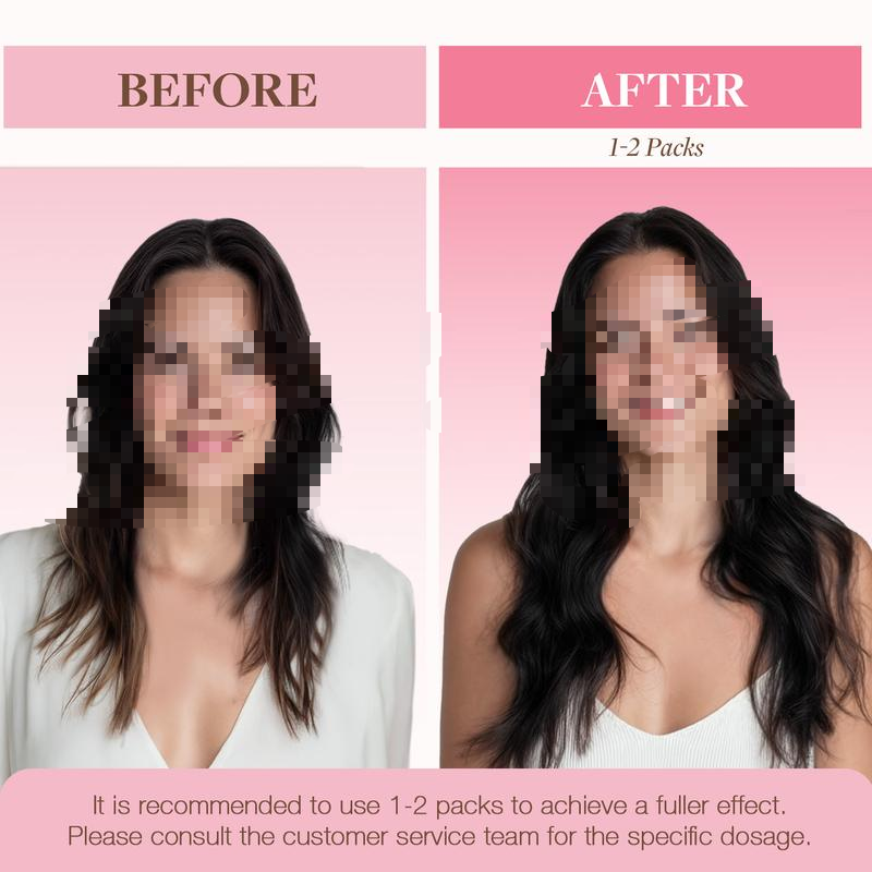 GOOGOO Seamless Clip in Hair Extensions - 100% Human Hair Natural Straight (Black Friday)