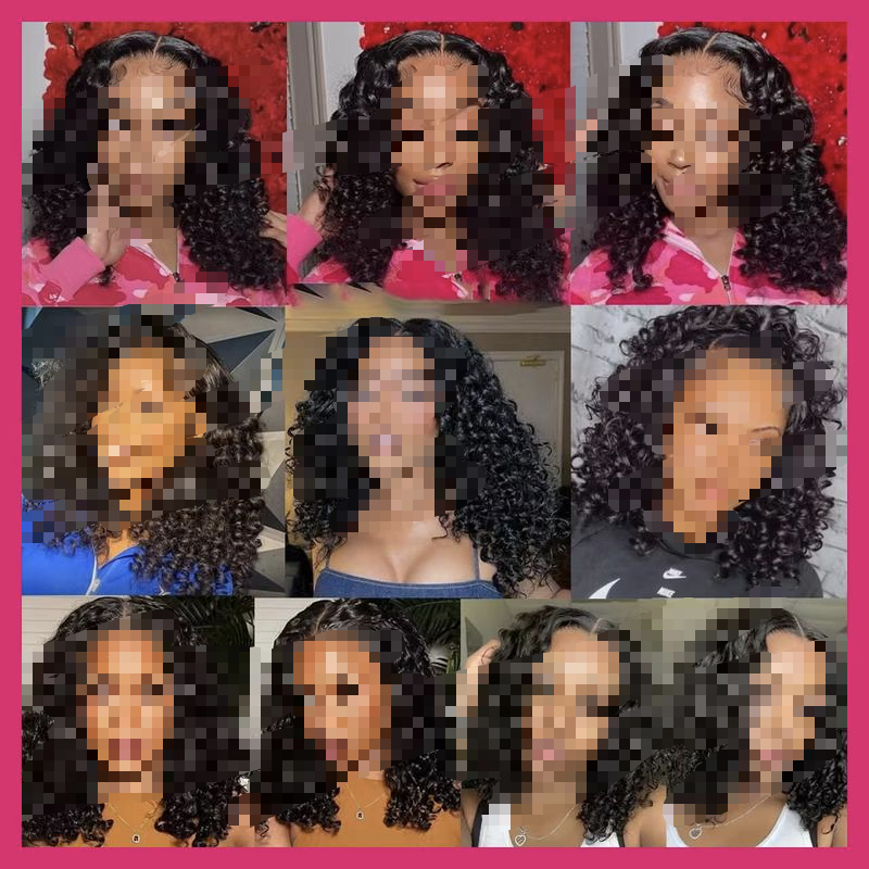 【New Product】Burmese Raw Curly Hair Bundles - 1/3/4 Pieces Outdoorfun Human Hair Extensions