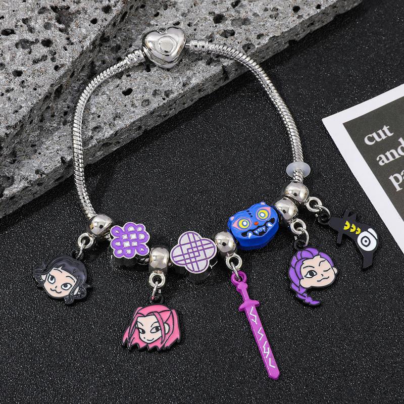 DIY KPop Demon Hunters Charm Bracelet [Xmas Gift] – Cute Anime Jewelry | TikTokShop Black Friday