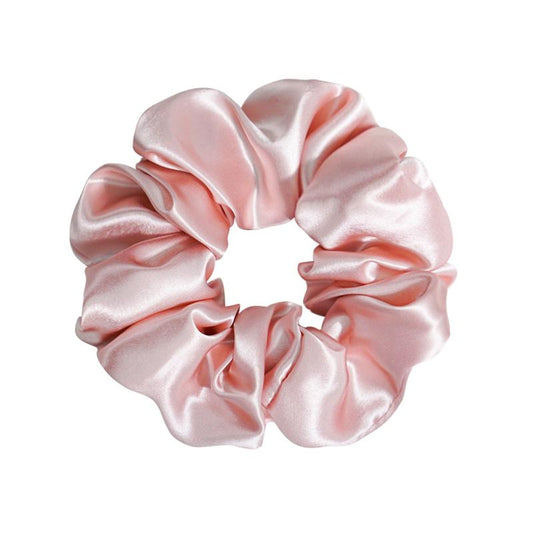 1 Pcs Women's Satin Scrunchies - Soft Silk-Like Ponytail Ties (Random Color)