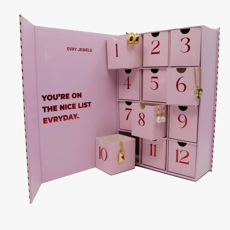 EVRY JEWELS Women’s 12 Days of Sparkle Advent Calendar