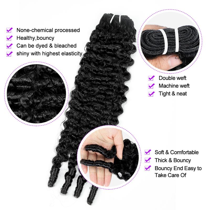 Burmese Spiral Curly Virgin Hair Bundles - Natural Weft Extensions TikTokShopBlackFriday