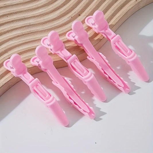 2-Pack Professional Alligator Hair Clips | Salon Styling Plastic Sectioning Clips