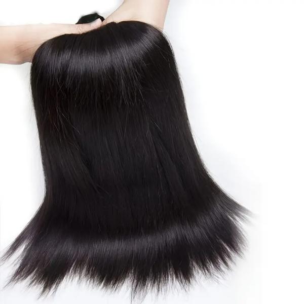 Black Friday Quick Weave Sew-In Hair Bundles - 3 Pcs 2x6/4x4 Closure Brazilian Virgin Straight Body Wave