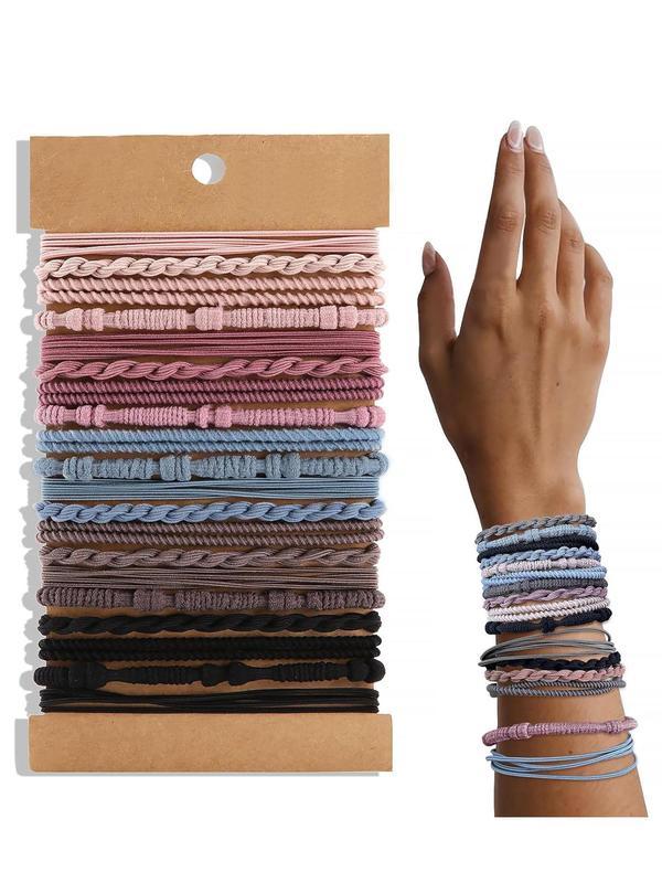 Bohemian Minimalist Headband Set 20 Pcs - Perfect for Thick Hair, Party Daily Outfit Decor