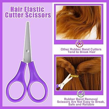 32 Colorful Elastic Hair Rubber Bands (1700 Pcs) +14 Styling Tools - Toddlers & Girls