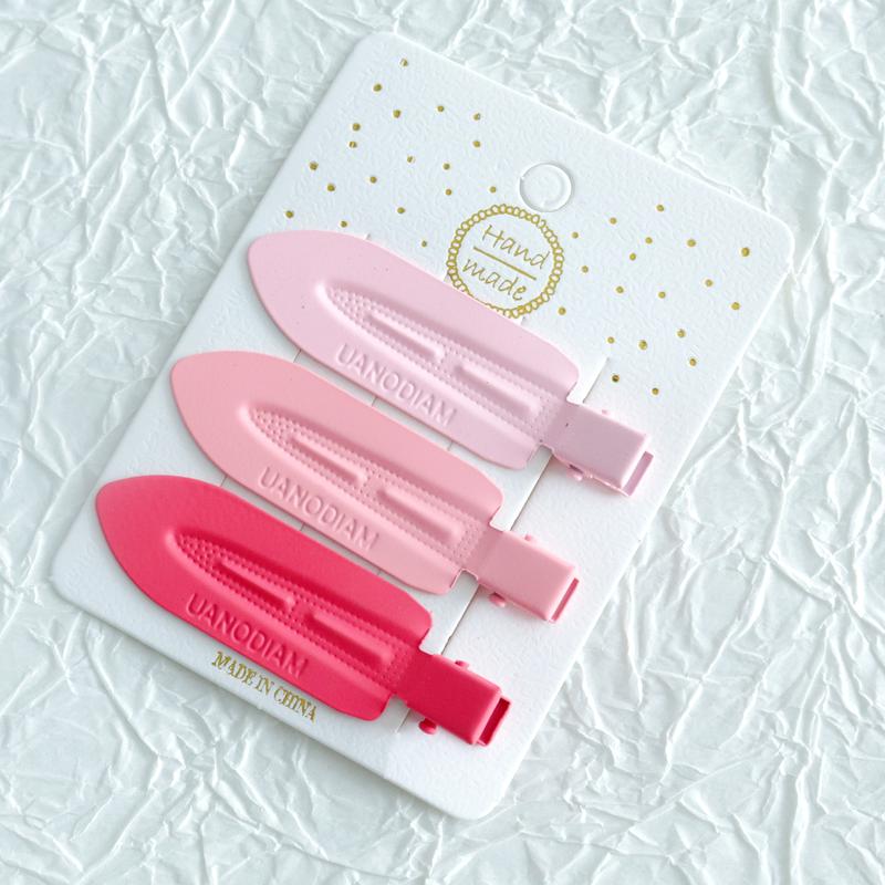 3pcs No Crease Pin Curl Hair Clips, No Bend Styling Clips for Makeup & Hair Setting