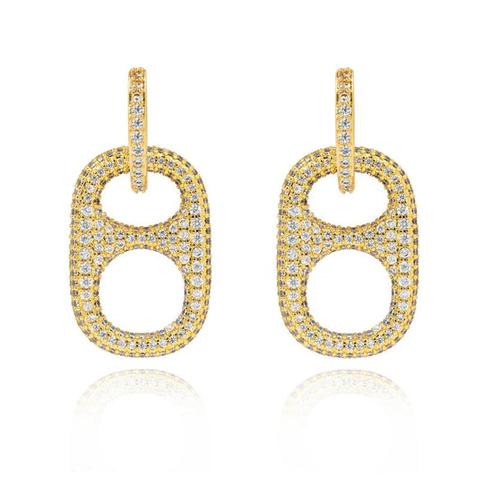 Hypoallergenic CZ Cross Crown Earrings for Women - Colorful Dainty Christian Jewelry Gift