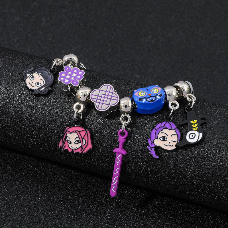 DIY KPop Demon Hunters Charm Bracelet [Xmas Gift] – Cute Anime Jewelry | TikTokShop Black Friday
