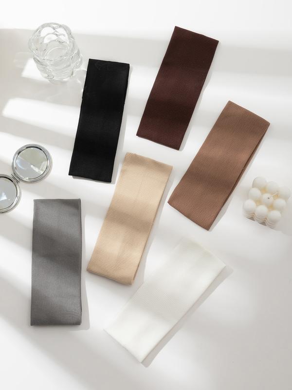 3pcs Unisex Sweat-Absorbing Knit Headbands - High Elastic Yoga/Running Sweat-Wicking Bands