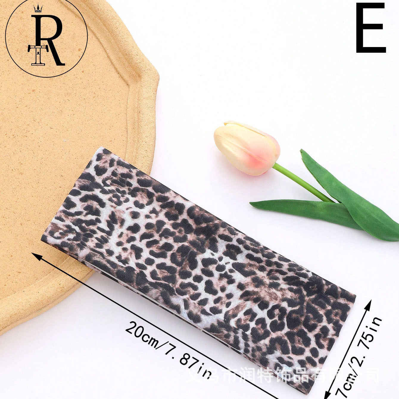 Women's Leopard Print Hair Tie - Casual Minimalist Headwear, Versatile for Thick Hair & Parties