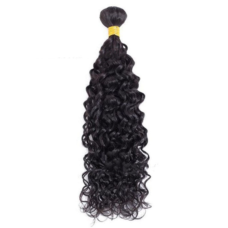 Vinisay Brazilian Virgin Hair Bundles - Body Wave/Straight Quick Weave 12-30" Natural Black