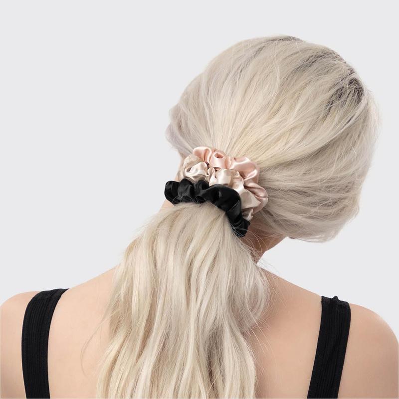 Assorted Satin Sleep Scrunchies - Hair-Friendly Nighttime Hair Ties