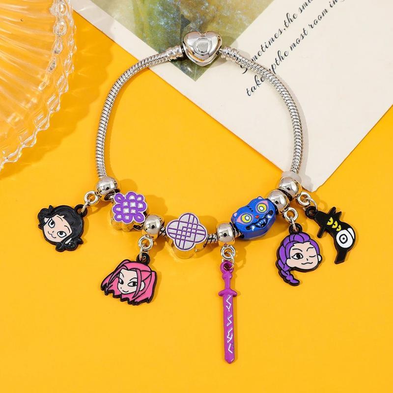 DIY KPop Demon Hunters Charm Bracelet [Xmas Gift] – Cute Anime Jewelry | TikTokShop Black Friday
