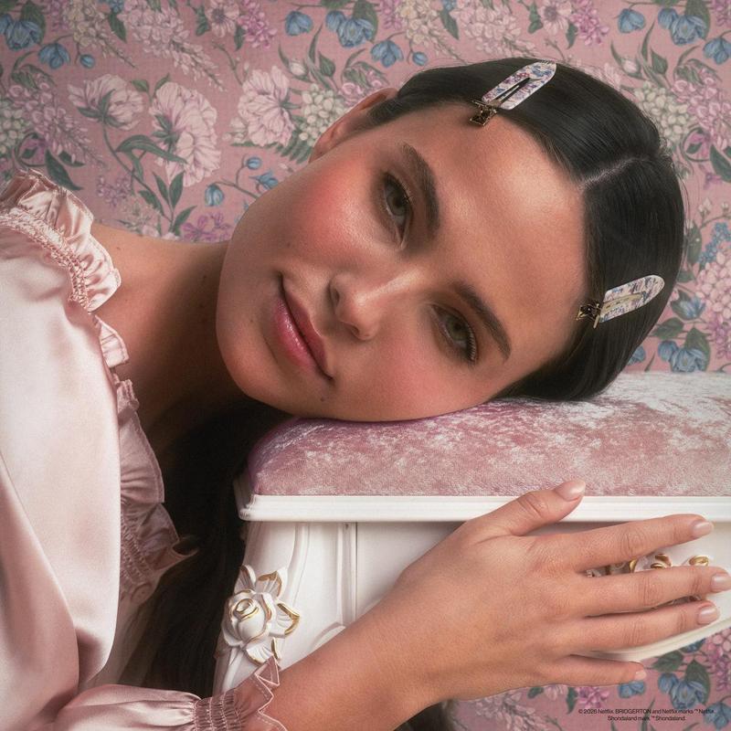 Bridgerton x Kitsch Creaseless Hair Clips | Toile in Bloom Edition