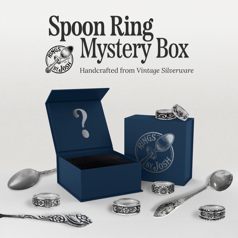 Vintage Artisan Mystery Spoon Ring - Josh Handmade Unique Fashion Ring