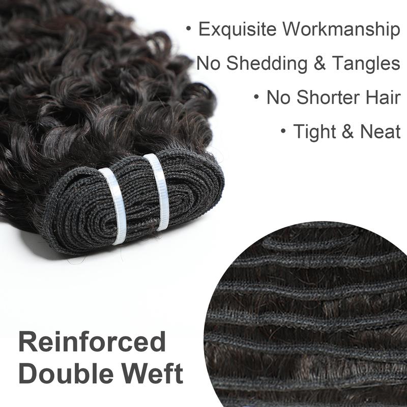 100% Raw Burmese Curly Virgin Hair Bundles - Natural Black Spiral Weft Extensions for Black Women