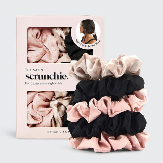 Assorted Satin Sleep Scrunchies - Hair-Friendly Nighttime Hair Ties