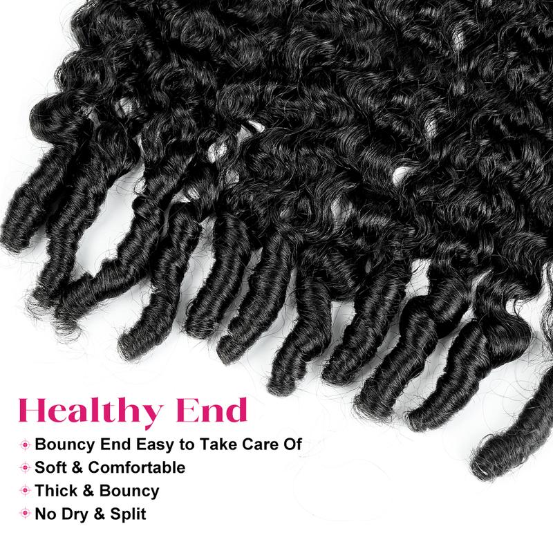 Burmese Curly Human Hair Weave Bundles - Quick Weave Spiral Curly Extensions for Black Women