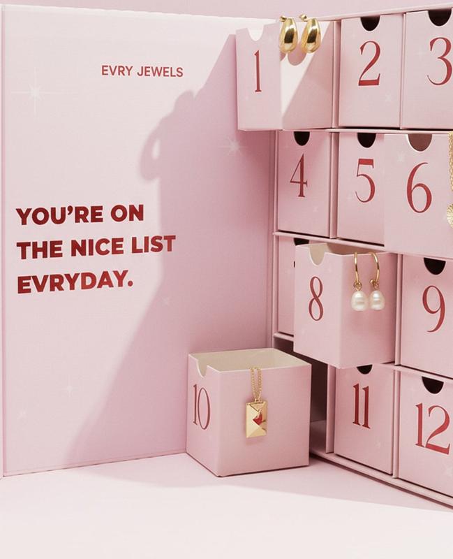 EVRY JEWELS Women’s 12 Days of Sparkle Advent Calendar