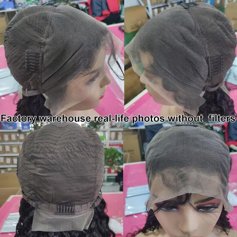 Lemoda 12A HD Transparent Lace Front Wig - Brazilian Wet Wave Human Hair | 13x4 Water Wave