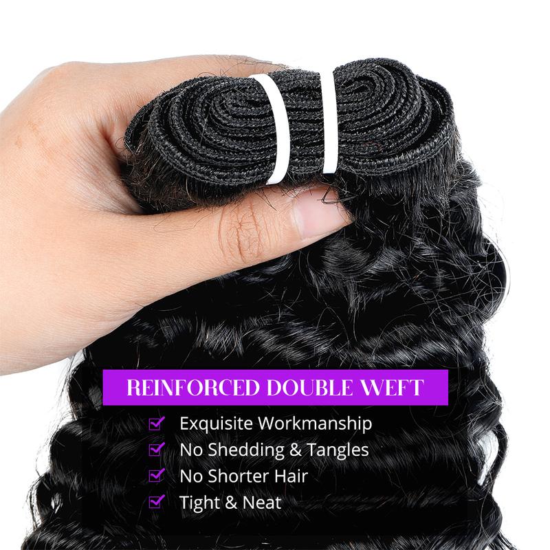 Burmese Spiral Curly Virgin Hair Bundles - Natural Weft Extensions TikTokShopBlackFriday