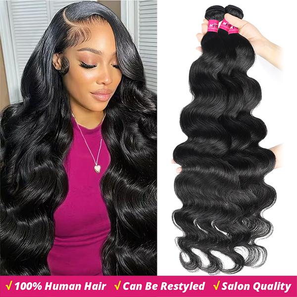 Brazilian Raw Human Hair Bundles - Thick Loose Deep Wave Quick Weave (1/3/4 Pieces)